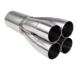 Merge Collector (4 into 1) - 4 x 1 7/8" to 3" Outlet 304 STAINLESS
