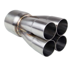 Merge Collector (4 into 1) - 4 x 2" to 4" Outlet 304 STAINLESS 