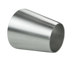 Reducer Cone TAPERED - 4" (101mm) to 2.5" (63mm) x 4" Long - Aluminium Alloy