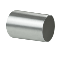 Reducer Cone TAPERED - 3.5" (89mm) to 3" (76mm) x 4" Long - Aluminium Alloy