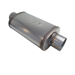 Universal Muffler 4" Centre/Centre - 8" x 5" x 14" Long OVAL - Megaflow