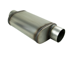 Universal Muffler 4" Offset/Centre - 8" x 5" x 14" Long OVAL - Megaflow