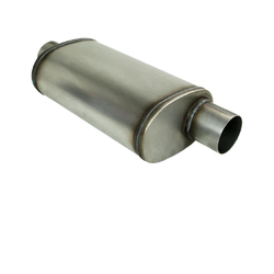 Universal Muffler 3" Offset/Centre - 8" x 5" x 14" Long OVAL - Megaflow