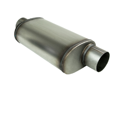 Universal Muffler 3.5" Offset/Centre - 8" x 5" x 14" Long OVAL - Megaflow