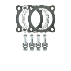 Exhaust Flange Plate KIT - 3" (76mm) 4 BOLT - BHS 74-79mm