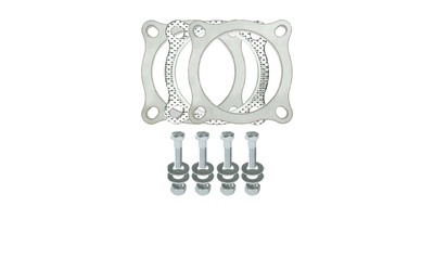 Exhaust Flange Plate KIT - 3" (76mm) 4 BOLT - BHS 74-79mm