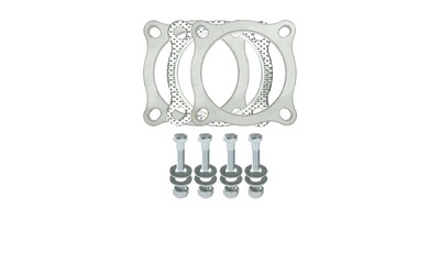Exhaust Flange Plate KIT - 3" (76mm) 4 Bolt - Stainless Steel