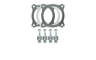 Exhaust Flange Plate KIT - 3.5" (89mm) 4 BOLT - BHS 91mm