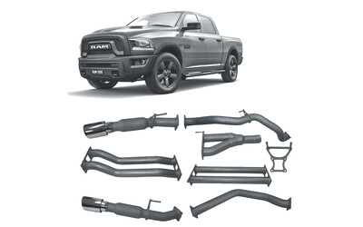 DODGE RAM 1500 5.7LT V8 REDBACK EXTREME 3" EXHAUST PIPE ONLY WITH HOTDOG