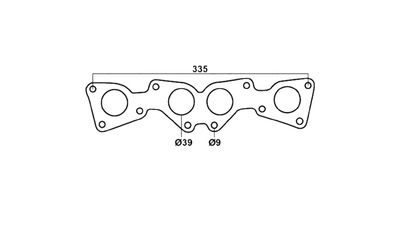 MANIFOLD GASKET - Ford Courier PC-PH 2.6L G6 (1991-2006)