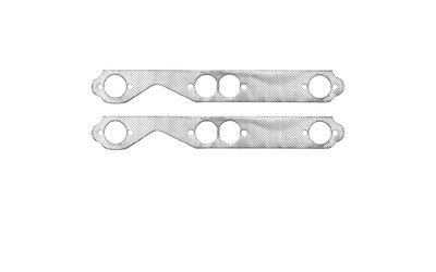 HOLDEN CHEV V8 ROUND PORT 327 350 400 EXHAUST MANIFOLD EXTRACTOR GASKETS