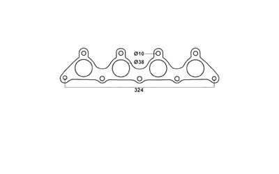 MANIFOLD GASKET - Hyundai Excel X3 1.5L DOHC (1998-9/2000)