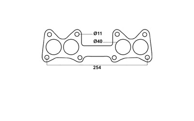 MANIFOLD GASKET - Nissan Pulsar N14 N15 N16 1.6L & 1.8L