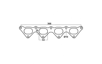 MANIFOLD GASKET - Mitsubishi Triton 4G63 & 4G64 (1992-2015)