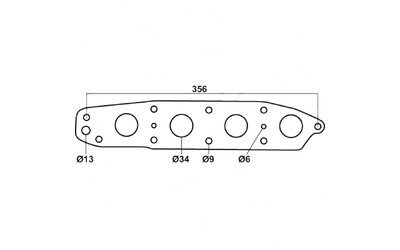 MANIFOLD GASKET - Suzuki Grand Vitara 4cyl G16B (1990-2005)
