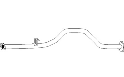 Standard Connector Pipe - Toyota Landcruiser HZJ78R HZJ79R 4.2L 1HZ