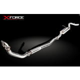 NAVARA D22 3.0LT TD XFORCE XTREME 3" BRUSHED STAINLESS STEEL EXHAUST SYSTEM