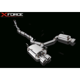 XFORCE SUBARU FORESTER BRUSHED STAINLESS 3" CAT BACK