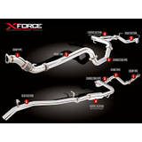 LANDCRUISER 70 79 SERIES 4.5LT TD V8 UTE XFORCE XTREME 3" BRUSHED STAINLESS EXHAUST