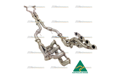 HOLDEN COMMODORE VF 2 SEDAN WAGON STAINLESS XFORCE 1.75" EXTRACTORS CATS 3" EXHAUST