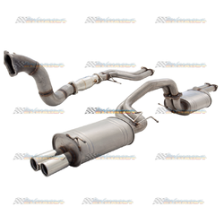 Ford Falcon BA BF XR6 Turbo Sedan - 4" Dump Pipe, 3.5" Cat & Twin 2.5" Exhaust