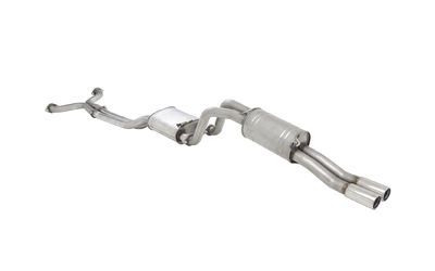 FORD FALCON BA BF V8 XR8 5.4LT UTE XFORCE TWIN 2.5" RAW 409 STAINLESS STEEL EXHAUST