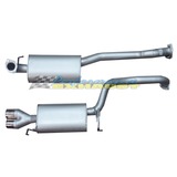 FORD FALCON FG FGX UTE 6CYL XR6 2.5" XFORCE CATBACK EXHAUST SYSTEM