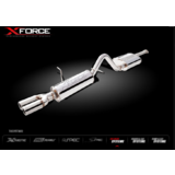 XFORCE 2.5' RAW 409 STAINLESS STEEL CATBACK