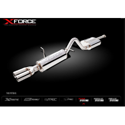 XFORCE 2.5' RAW 409 STAINLESS STEEL CATBACK