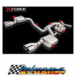 Ford Falcon BF GT GT-P 5.4L Sedan - Twin 2.5" Cat Back Exhaust - Quad Outlet