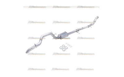FORD RANGER 3.2L TD NO DPF MODEL XFORCE 3" STAINLESS STEEL EXHAUST SYSTEM 