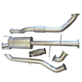 RANGER PJ PK BT50 3.0LT TD XFORCE XTREME 3" RAW 409 STAINLESS EXHAUST SYSTEM