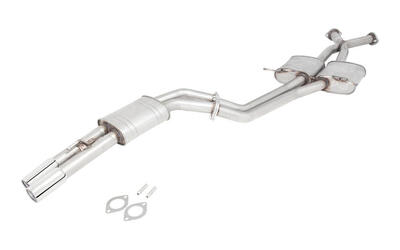 HOLDEN COMMODORE VT VX VU VY VZ WAGON UTE V8 XFORCE TWIN 3" STAINLESS STEEL EXHAUST 
