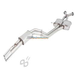 HOLDEN MONARO CV8 VX-VY V8 XFORCE TWIN 2.5" RAW 409 STAINLESS STEEL EXHAUST