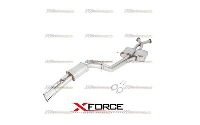 HOLDEN COMMODORE VZ SV6 V6 SEDAN XFORCE TWIN 2.25" STAINLESS EXHAUST SYSTEM