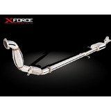 TRITON ML MN 2.5LT TD XFORCE PRO 3" RAW 409 STAINLESS STEEL EXHAUST SYSTEM