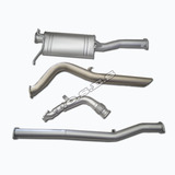NISSAN NAVARA D22 2.5LT TD XFORCE XTREME 3" RAW 409 STAINESS EXHAUST SYSTEM