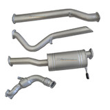 NAVARA D22 2.5LT TD XFORCE PRO 3" RAW 409 STAINLESS EXHAUST SYSTEM