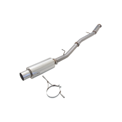SUBARU WRX XFORCE 3" RAW 409 STAINLESS CAT BACK EXHAUST CANON MUFFLER