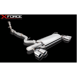 SUBARU WRX HATCH BACK 2011-2014 CAT BACK 3" RAW 409 STAINLESS STEEL EXHAUST