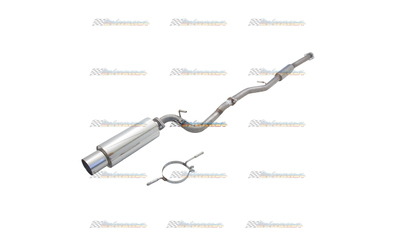 SUBARU IMPREZA N/A 1994-2007 SEDAN XFORCE 2.5" STAINLESS CATBACK EXHAUST WITH CANNON