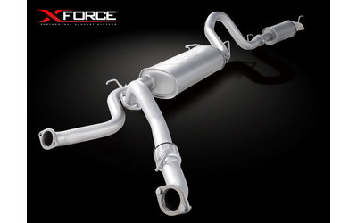 TOYOTA LANDCRUISER 100 SERIES V8 4.7LT 3" XFORCE 409 STAINLESS CATBACK EXHAUST