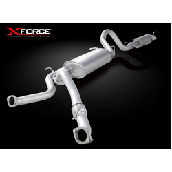 TOYOTA LANDCRUISER 100 SERIES V8 4.7LT 3" XFORCE 409 STAINLESS CATBACK EXHAUST