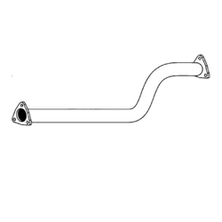 Standard Engine Pipe - Toyota Landcruiser FJ75R HJ75R 4.0L 3F/2H Wagon & Ute