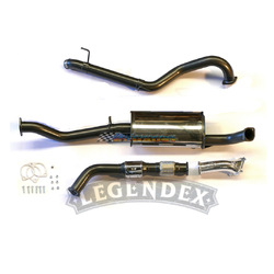 3" Turbo Back Exhaust - Toyota Landcruiser 100 Series 4.2L (1HD-FTE) with IFS 