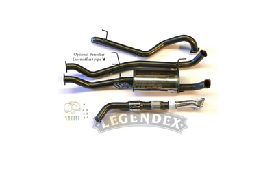 3" Turbo Back Exhaust - Toyota Landcruiser 100 Series 4.2L (1HD-FTE) with IFS 