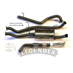 3" Turbo Back Exhaust - Toyota Landcruiser 100 Series 4.2L (1HD-FTE) with IFS 