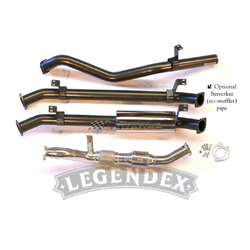 3" Turbo Back Exhaust - Toyota Landcruiser 76 Series VDJ76 4.5L TD V8 Wagon