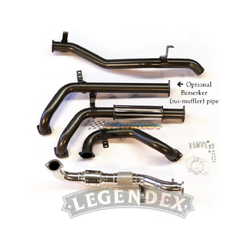 3" Turbo Back Exhaust - Toyota Landcruiser 78 Series VDJ78 4.5L TD V8 Troopy