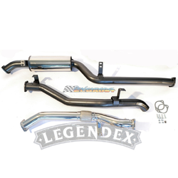 3" Turbo Back Exhaust - Toyota Landcruiser 79 Series 4.5L Dual Cab Ute (07-15)